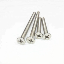 stainless steel Flat head cross machine screws
